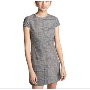 Alice + Olivia Gray Plaid Mini Dress